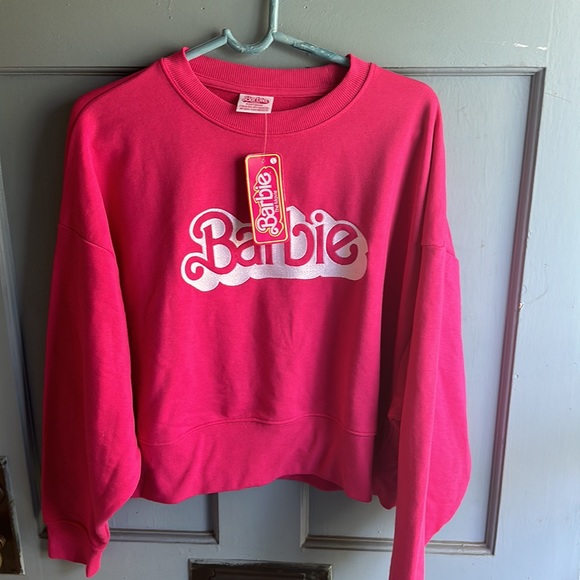 NWT Barbie™️ 💕The Movie Logo Sweatshirt 💕NWT - Picture 6 of 6